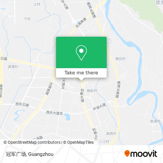 冠军广场 map