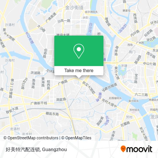 好美特汽配连锁 map