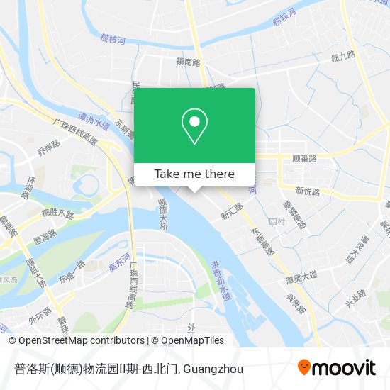 普洛斯(顺德)物流园II期-西北门 map