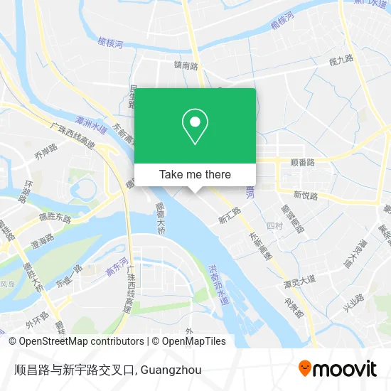 顺昌路与新宇路交叉口 map