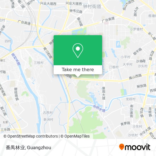 番禺林业 map