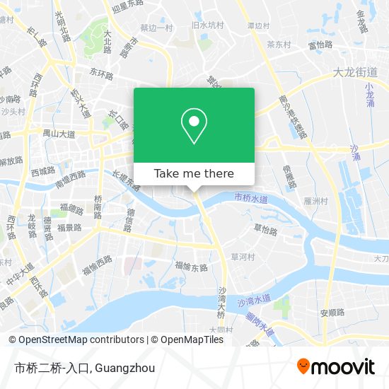 市桥二桥-入口 map