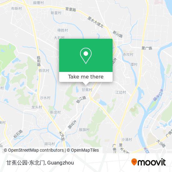甘蕉公园-东北门 map