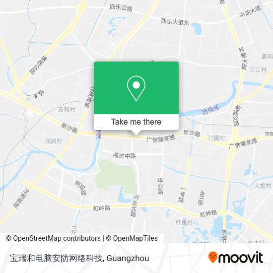 宝瑞和电脑安防网络科技 map