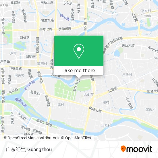 广东维生 map