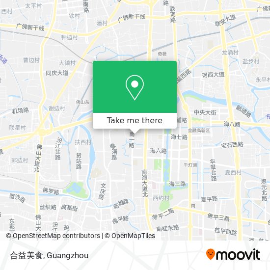 合益美食 map