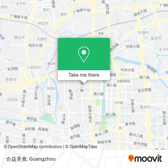 合益美食 map