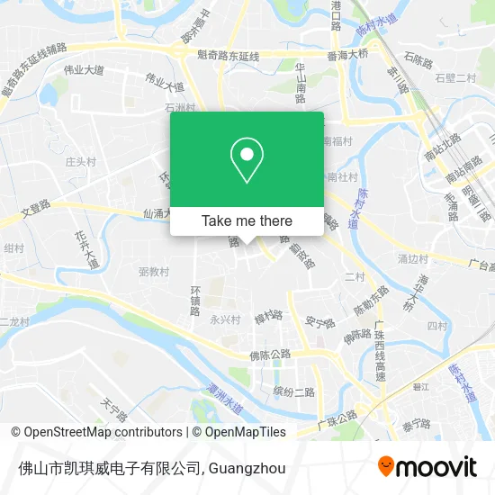 佛山市凯琪威电子有限公司 map