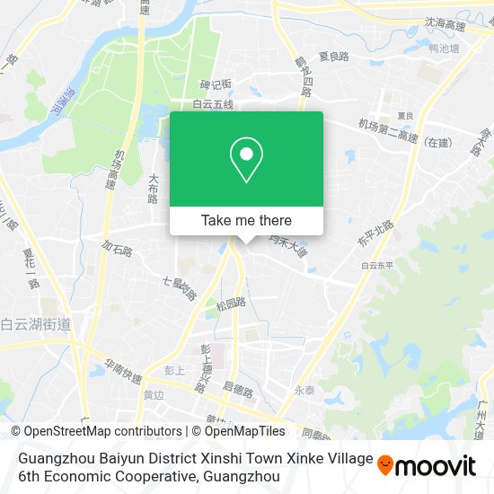 How To Get To 广州市白云区新市镇新科村第六经济合作社in 均禾街道by Bus Or Metro
