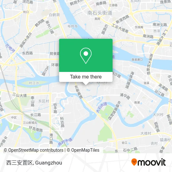 西三安置区 map
