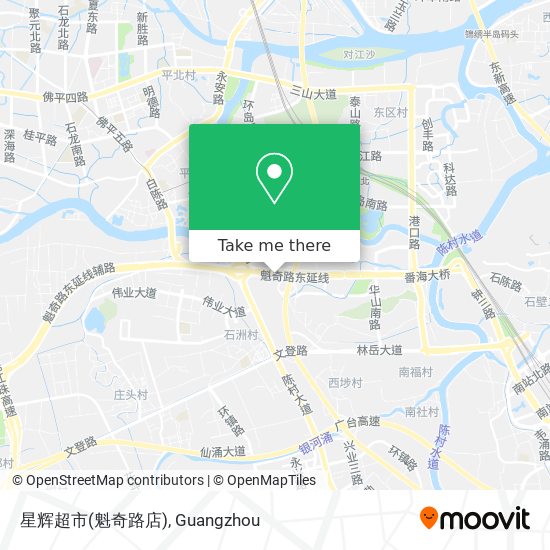 星辉超市(魁奇路店) map