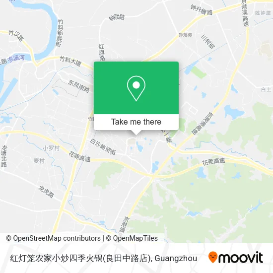 红灯笼农家小炒四季火锅(良田中路店) map