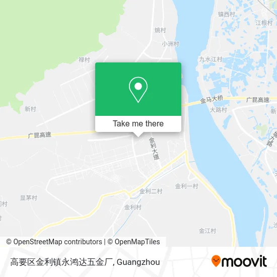 高要区金利镇永鸿达五金厂 map