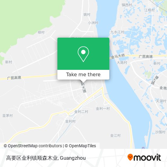 How To Get To 高要区金利镇顺森木业in Guangzhou By Bus Or Metro