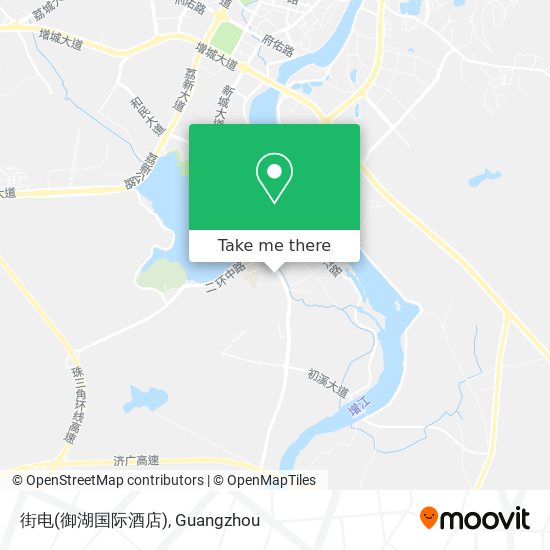街电(御湖国际酒店) map