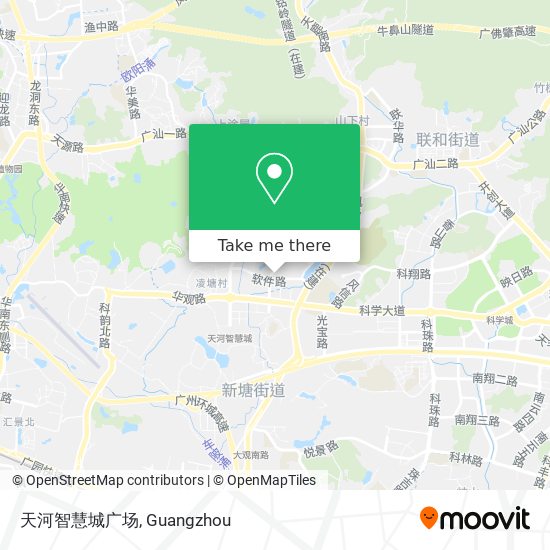 天河智慧城广场 map