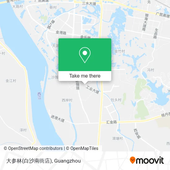 大参林(白沙南街店) map