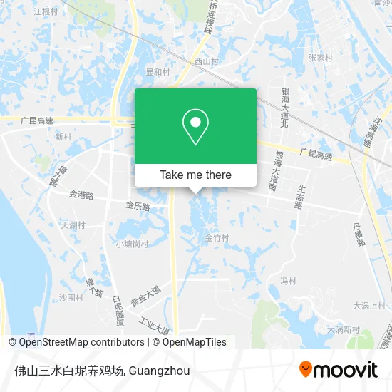 佛山三水白坭养鸡场 map
