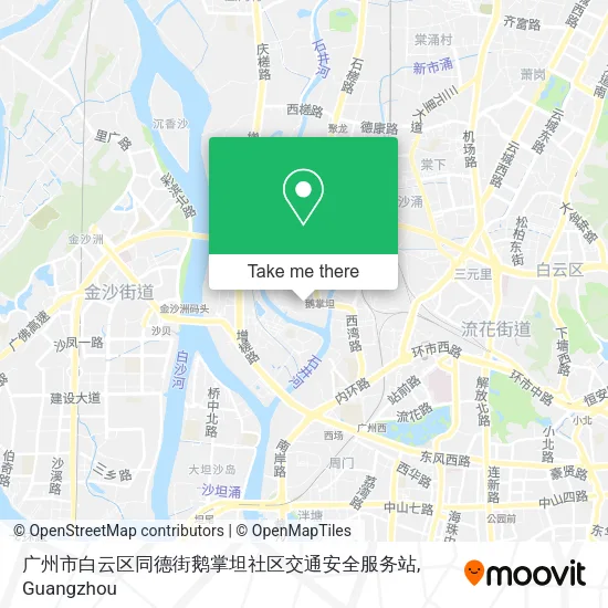 广州市白云区同德街鹅掌坦社区交通安全服务站 map
