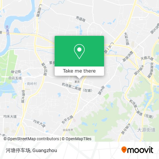河塘停车场 map