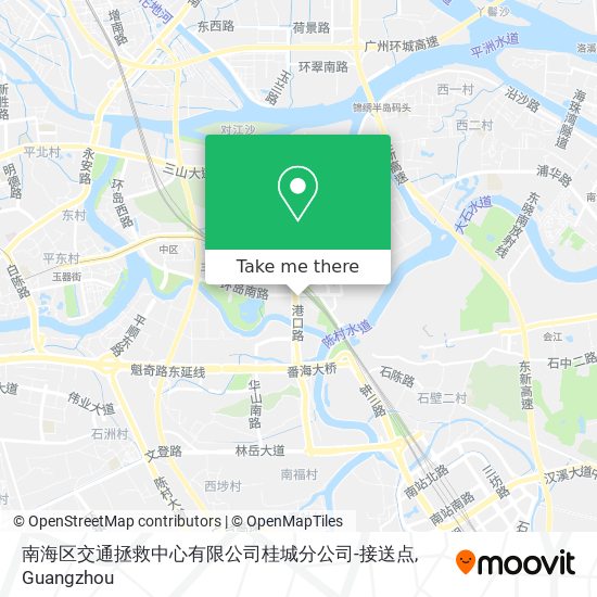 南海区交通拯救中心有限公司桂城分公司-接送点 map