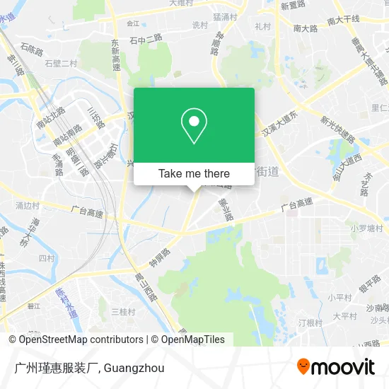 广州瑾惠服装厂 map