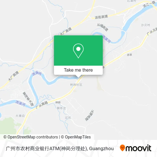 广州市农村商业银行ATM(神岗分理处) map