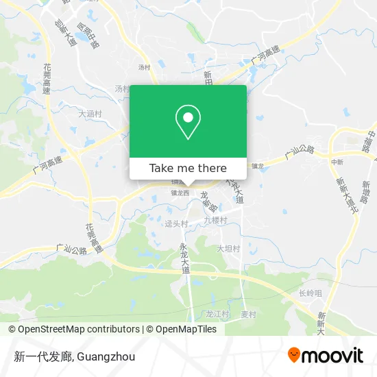 新一代发廊 map