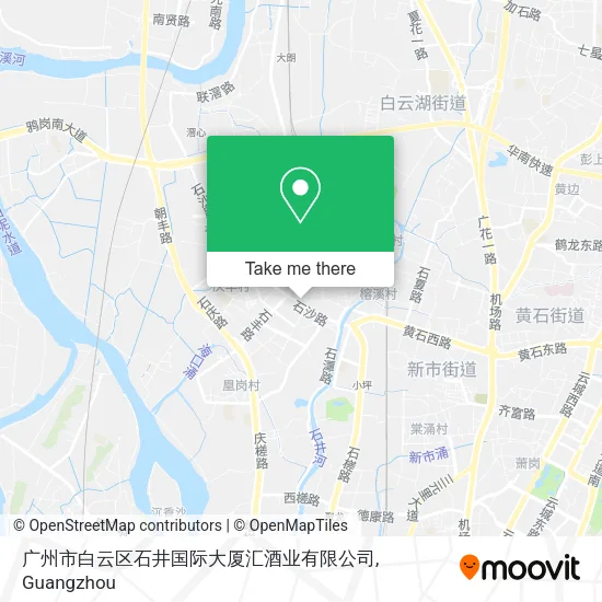 广州市白云区石井国际大厦汇酒业有限公司 map