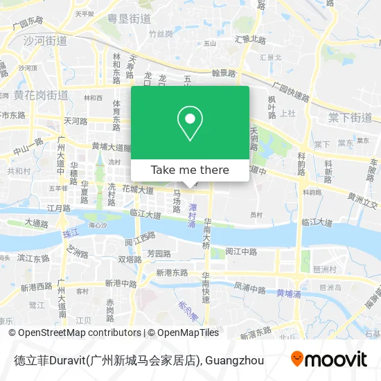 德立菲Duravit(广州新城马会家居店) map