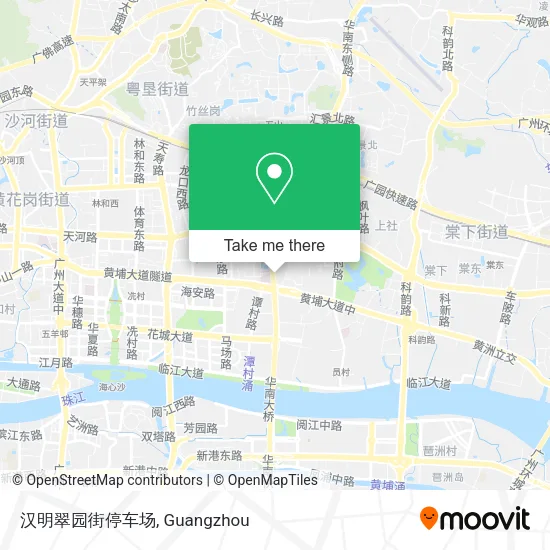 汉明翠园街停车场 map
