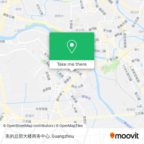 美的总部大楼商务中心 map