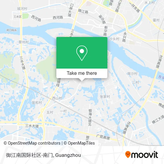 御江南国际社区-南门 map