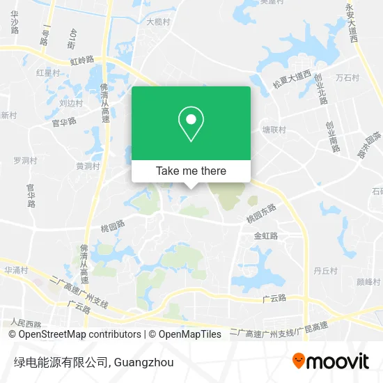 绿电能源有限公司 map