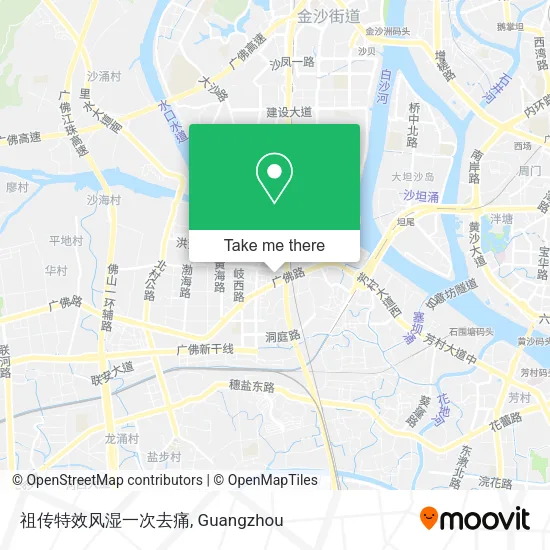 祖传特效风湿一次去痛 map