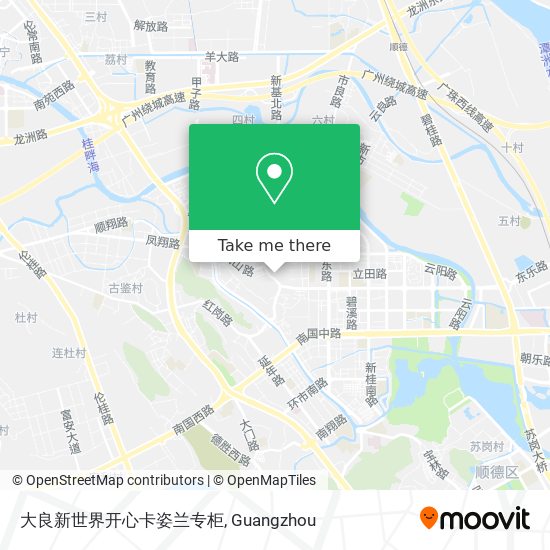 大良新世界开心卡姿兰专柜 map