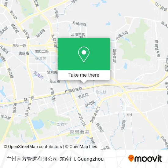 广州南方管道有限公司-东南门 map