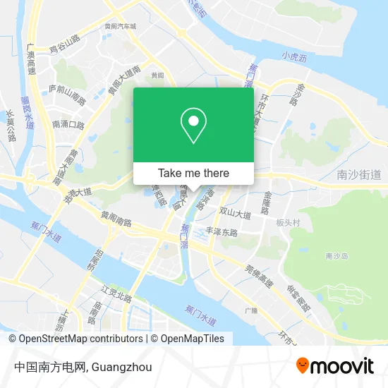 中国南方电网 map