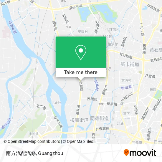 南方汽配汽修 map