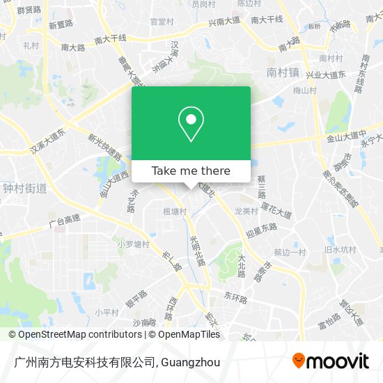 广州南方电安科技有限公司 map