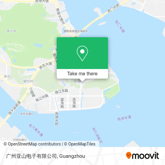 广州亚山电子有限公司 map