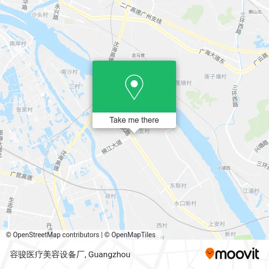 容骏医疗美容设备厂 map