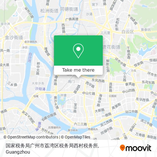 国家税务局广州市荔湾区税务局西村税务所 map