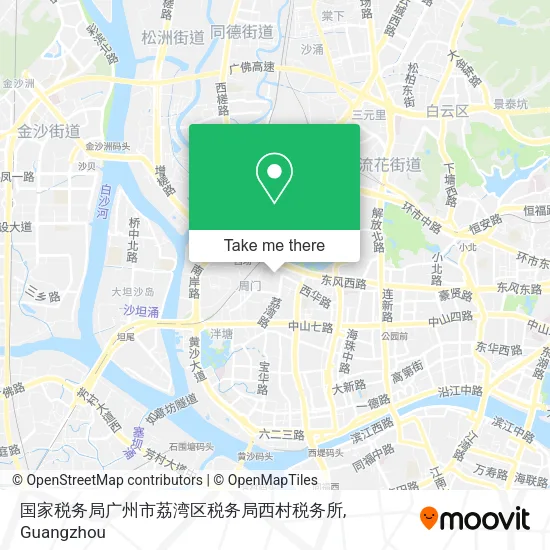 国家税务局广州市荔湾区税务局西村税务所 map