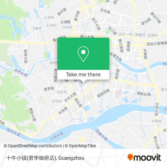 十牛小镇(君华御府店) map