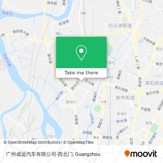 广州成远汽车有限公司-西北门 map