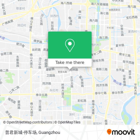 普君新城-停车场 map
