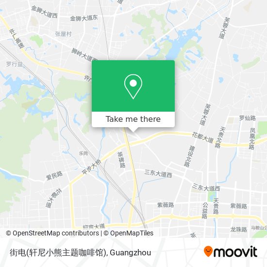 街电(轩尼小熊主题咖啡馆) map