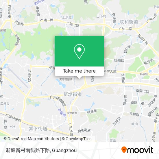 新塘新村南街路下路 map