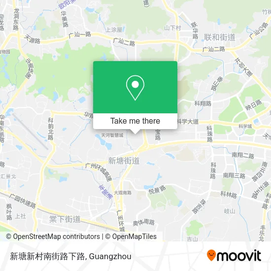 新塘新村南街路下路 map